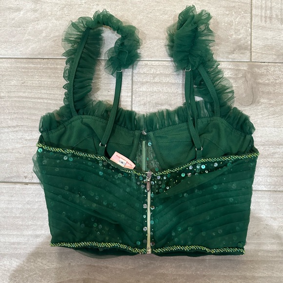 Dyspnea Feelin Frills Bodice - Kate Miss Green - Picture 2 of 3